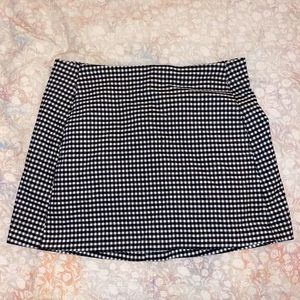 TRENDY PLAID CHECKERED MINI SKIRT